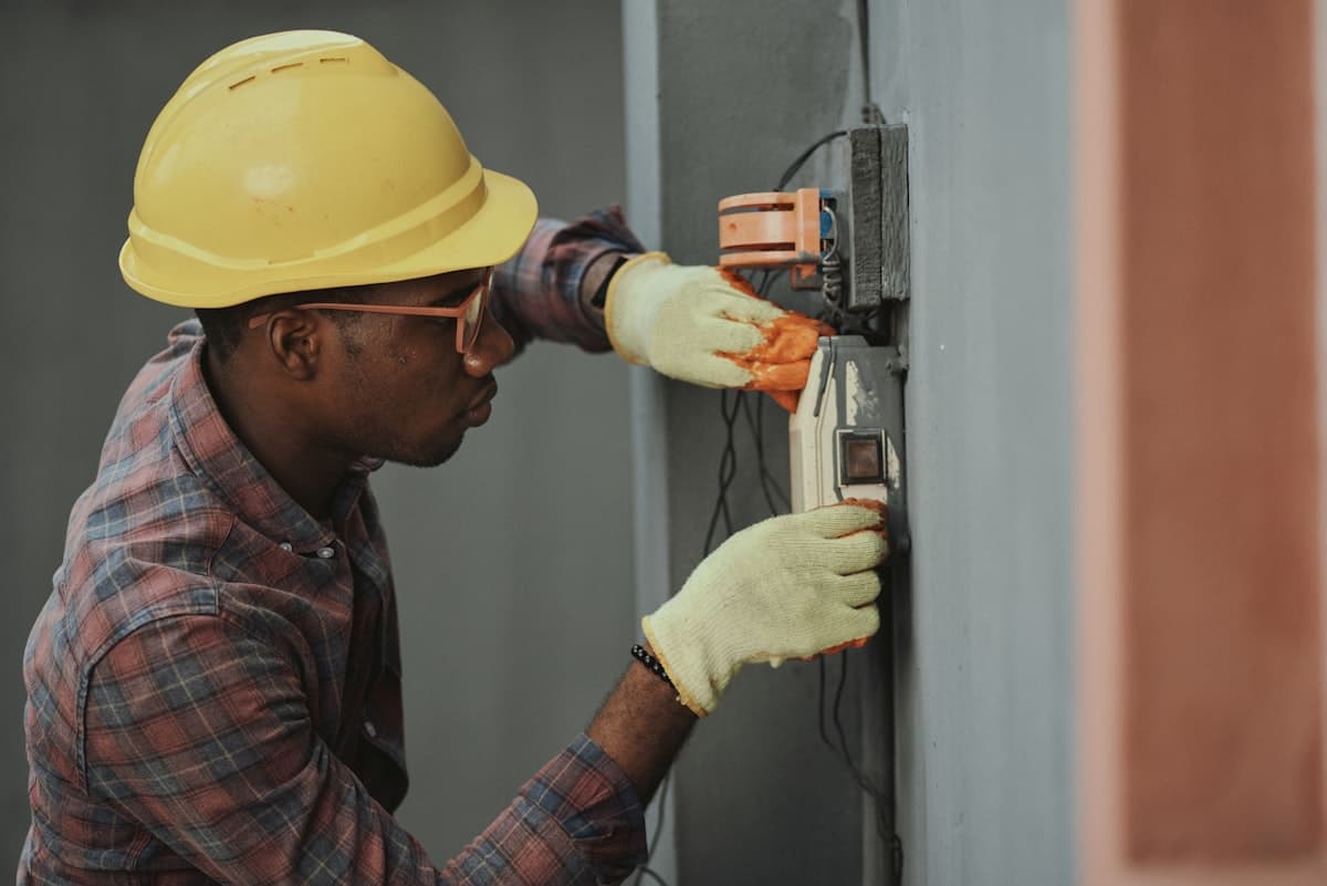 Heavy equipment preparing a jobsite